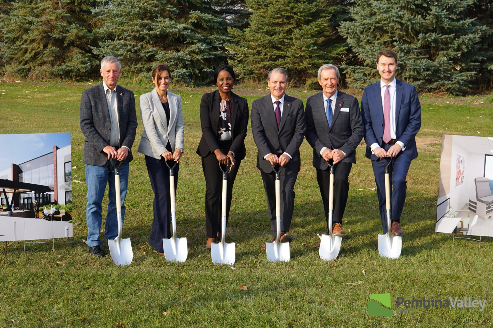 Groundbreaking day for the region at Boundary Trails Health Centre